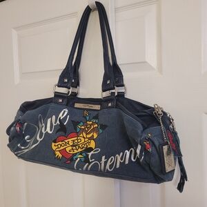 Vintage Ed Hardy Shoulder Bag